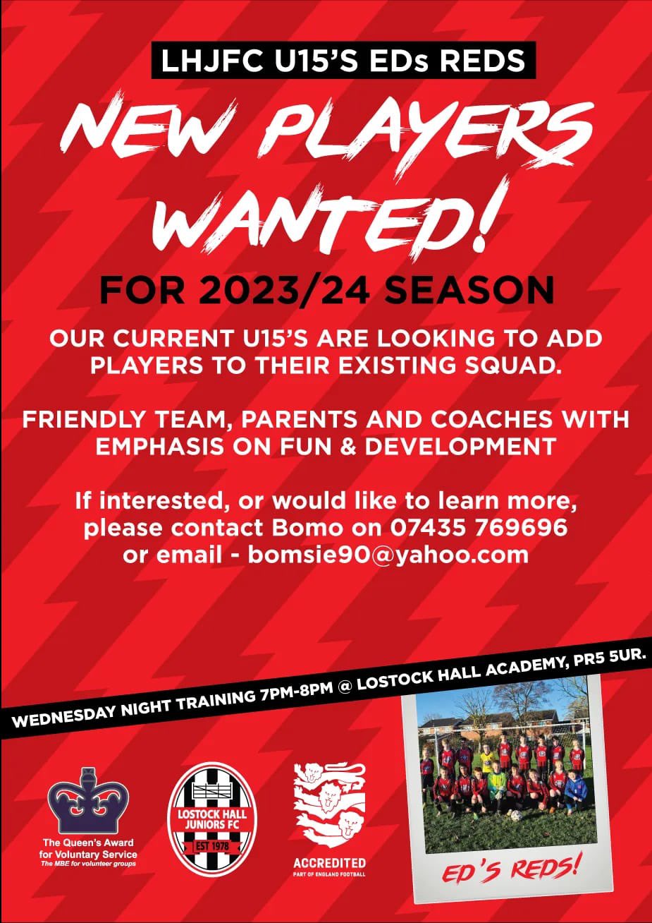 Central Lancs Jnr Football League (JnrLancs) / Twitter