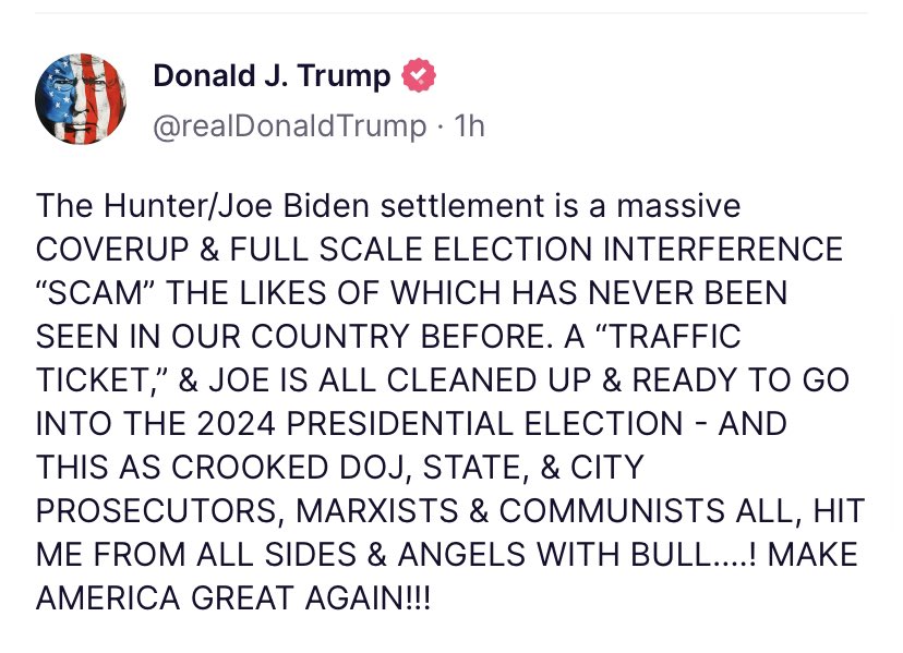 RpsAgainstTrump's tweet photo. Poor Donnie says he’s being hit “from all sides and angels”. SAD! 

Happy Tuesday! https://t.co/v0ZMlZLESF