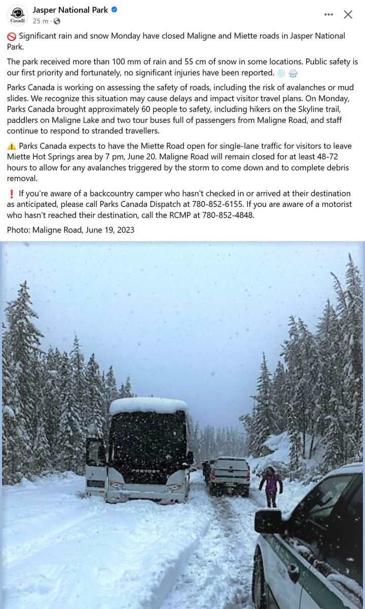 via @JasperNP on FB

facebook.com/JasperNP/posts…

Wild

#yyc #yeg #alberta #abstorm #jasper