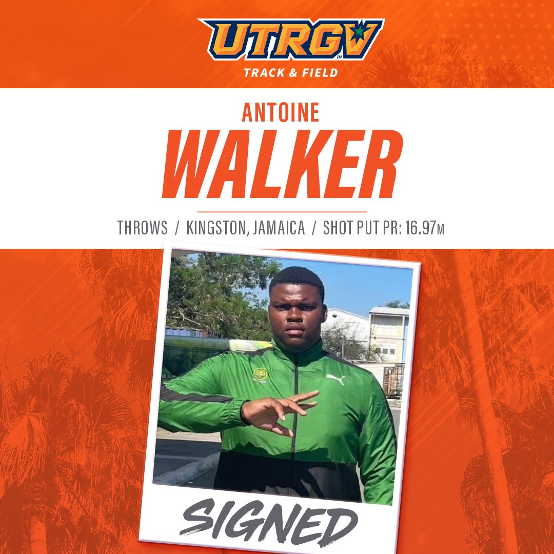 Very happy to be adding Antoine, a thrower from Jamaica, to our #UTRGV family! ✌️

#RallyTheValley #WACitf #WACotf