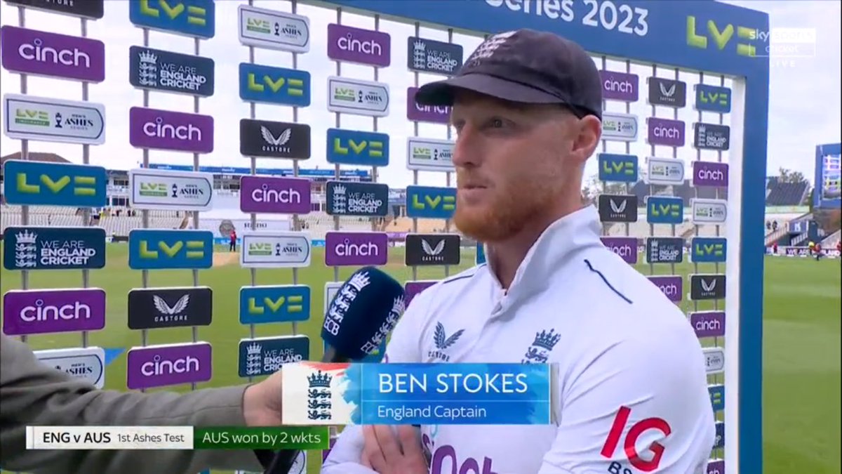 mufaddal_vohra's tweet photo. Ben Stokes said, "I've no regrets of declaration on the first day". https://t.co/VsDyBiL5nD