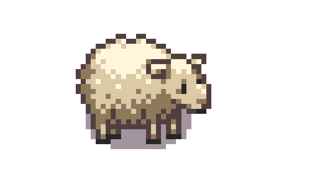 AnimalsPixel's tweet photo. Sheep (Stardew Valley) https://t.co/owDsJCKO2O