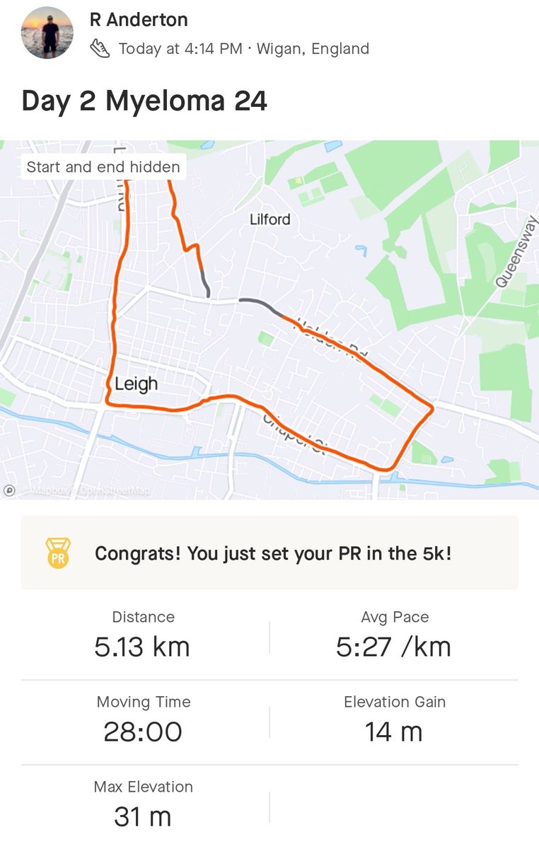 Day 2 of Myeloma 24 ✅️

Mr Anderton has completed his second 5k of the week for <a href="/MyelomaUK/">Myeloma UK</a>. 
He is as tired as Harold Godwinson after he had marched up North and back down South in 10 days. 
If anybody wishes to donate, there is a donation box in T6 <a href="/byrchall/">Byrchall High School</a>