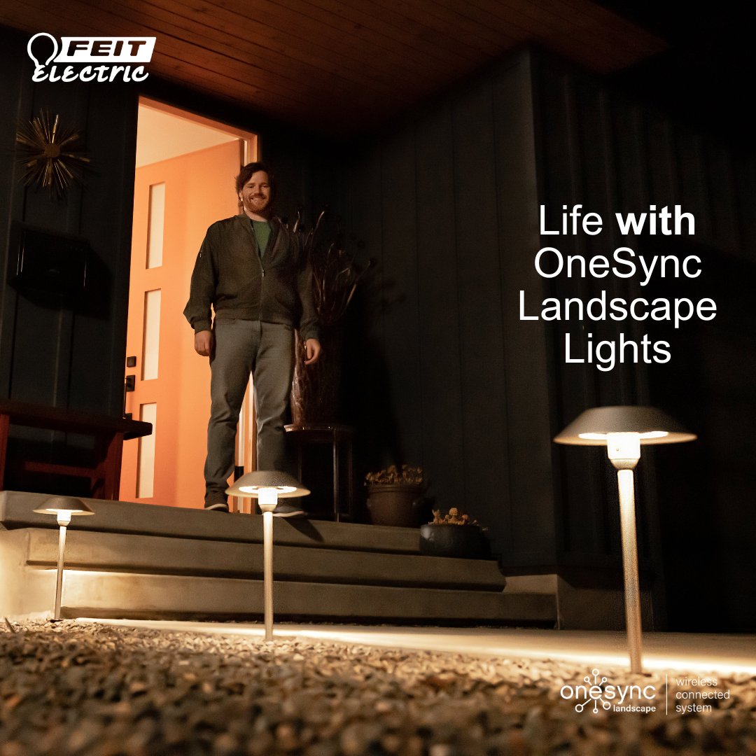 FeitElectricInc's tweet photo. ☀️ Upgrade to OneSync Landscape Lights— reliable, long-lasting, and beautiful! No more weak solar-powered lights. Our sturdy aluminum design ensures decades of shining brilliance. Illuminate your home with confidence and style. 💪💡✨ Shop here: https://t.co/qP5BxNyWvX https://t.co/qhYJIhPcWe