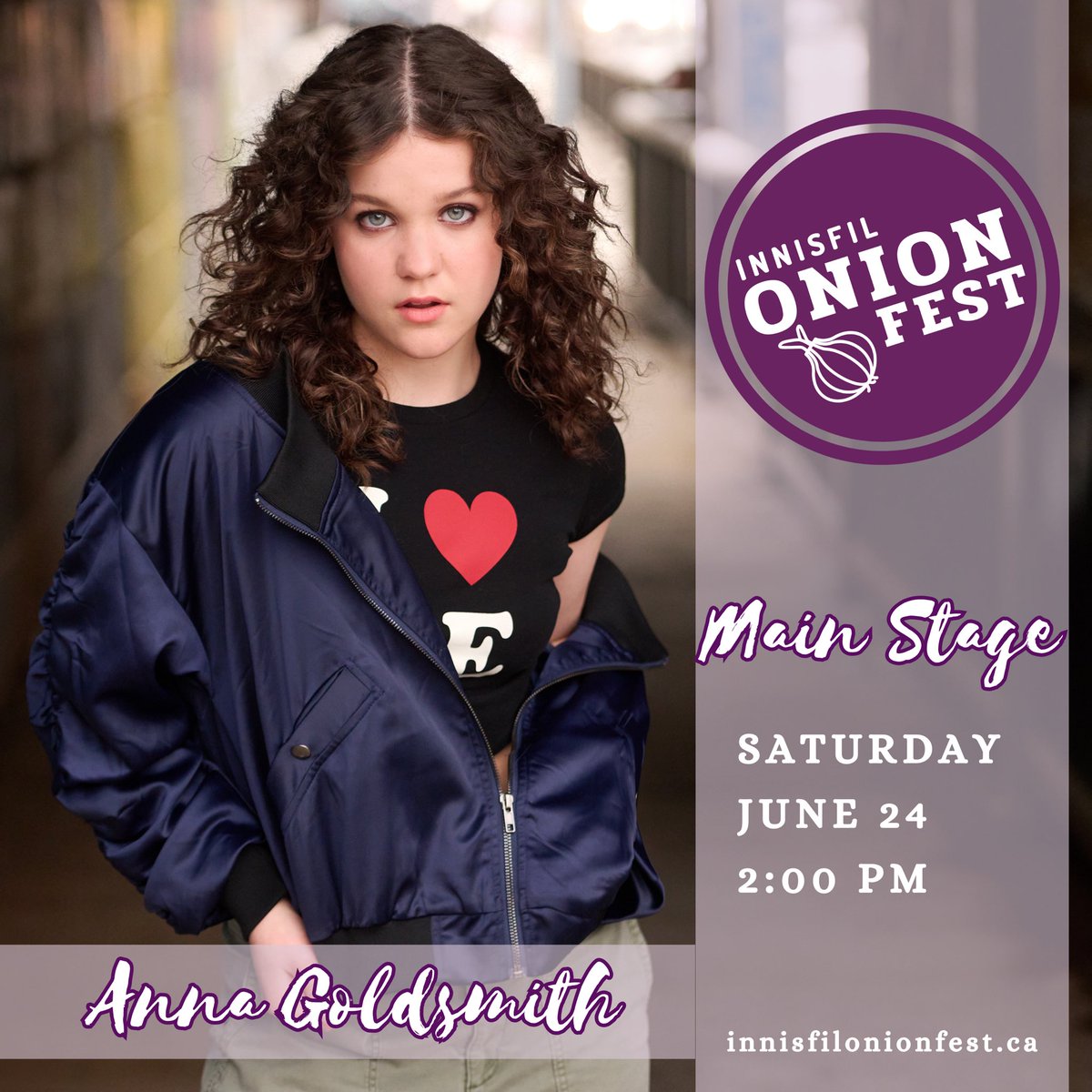 I am so pumped to take the stage on Saturday. I have perfected my Setlist, and it is going to be rockin’!!! #musician #unsignedartist #singersongwriter #annagoldsmith #girlsrock #indierockmusic #rockstar #curlyhair #emergingartist #canadianmusicscene #canadiancreatives #onionfest