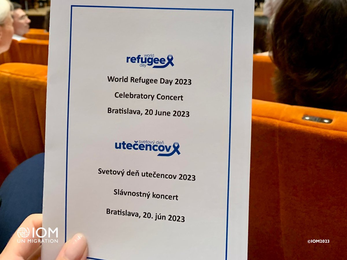 IOMSlovakia's tweet photo. 🎵 MUSIC FOR THE REFUGEES Great experience of a concert commemorating #WorldRefugeeDay, 20 June 2023, at the #RadioSlovakia. The 🎶 was a tribute to the resilience & courage of refugees 🌍. 🙏 @RefugeesCE #SlovakHumanitarianCouncil #MilanŠimečkaFoundation #MVSR #UA_SKInitiative. https://t.co/qEODXEJLMv