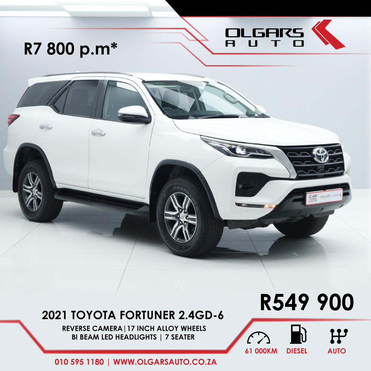 A wide variety of quality pre-owned cars are available immediately!!!
Visit our showroom at 168 Grayston Drive in Sandton to get your next set of wheels.

Nationwide Delivery.
olgarsauto.co.za
T’s & C’s Apply.
#olgarsauto  #carsforsale #caroftheday #affordablecars #buyacar