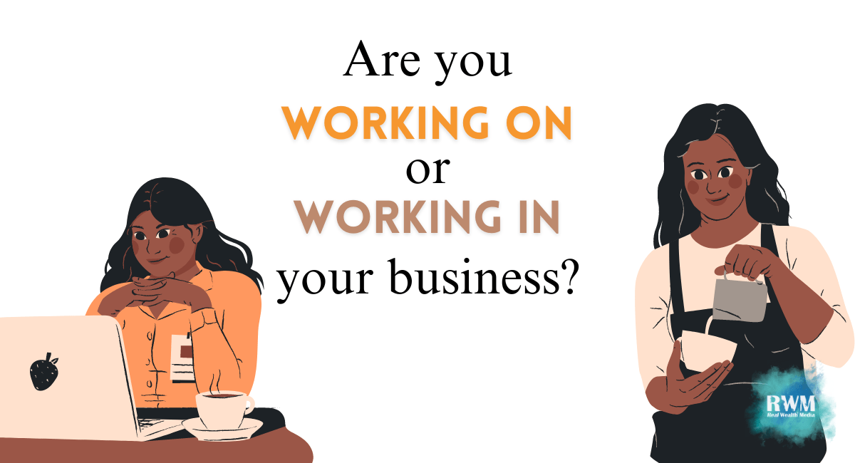 Do you work more ON your business or IN your business? If you want to be successful, you’ll need a good mix of both. Tune into this episode for more tips! alrt.mx/17BAY