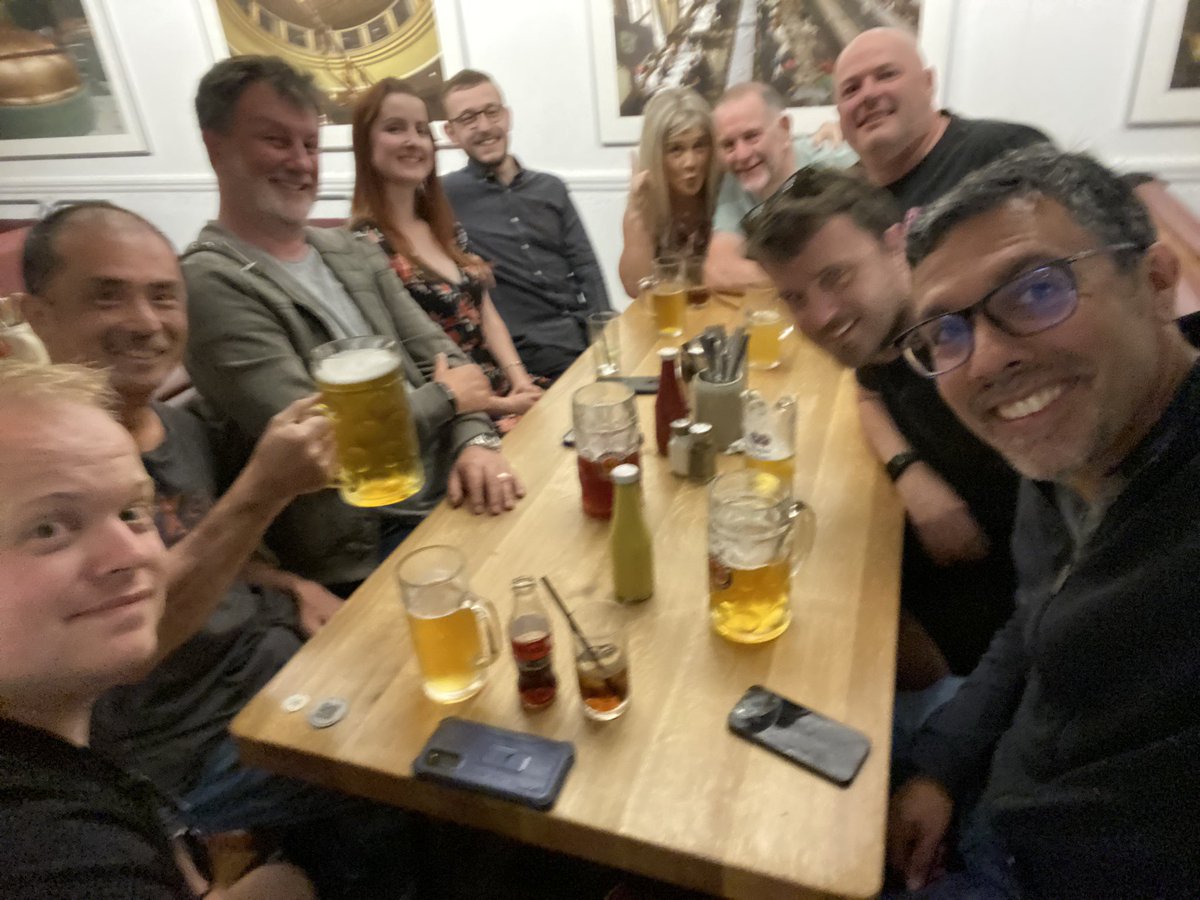 DavidKennefick's tweet image. Having a few steins with @EoinKeary @rahimjina @TakaharuOgasa and @rodney_jess with some @edgescan folks at #infosec2023