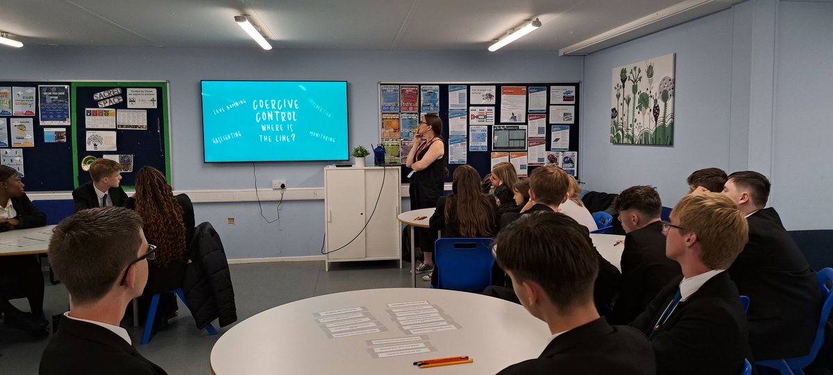 Today we were visited by <a href="/New_Heights_UK/">New Heights Community Project Kingstanding</a>. Thank you to Claire and the team for an immersive and thought provoking workshop. #wellbeing #newheights #workshop #discusssion