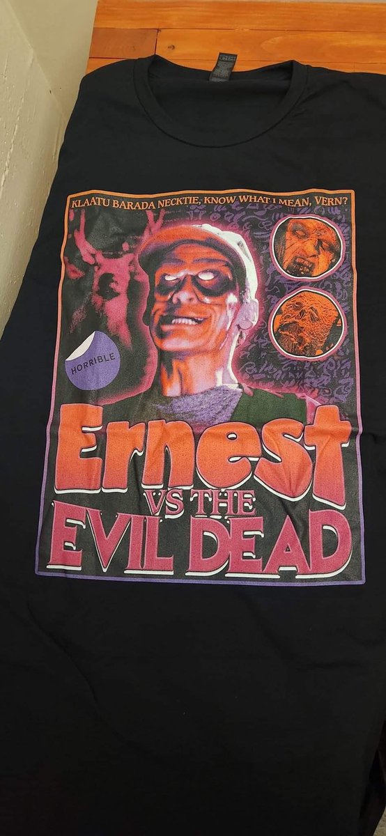 Ernest vs. The Evil Dead.
Who wins, #Horrorfam?