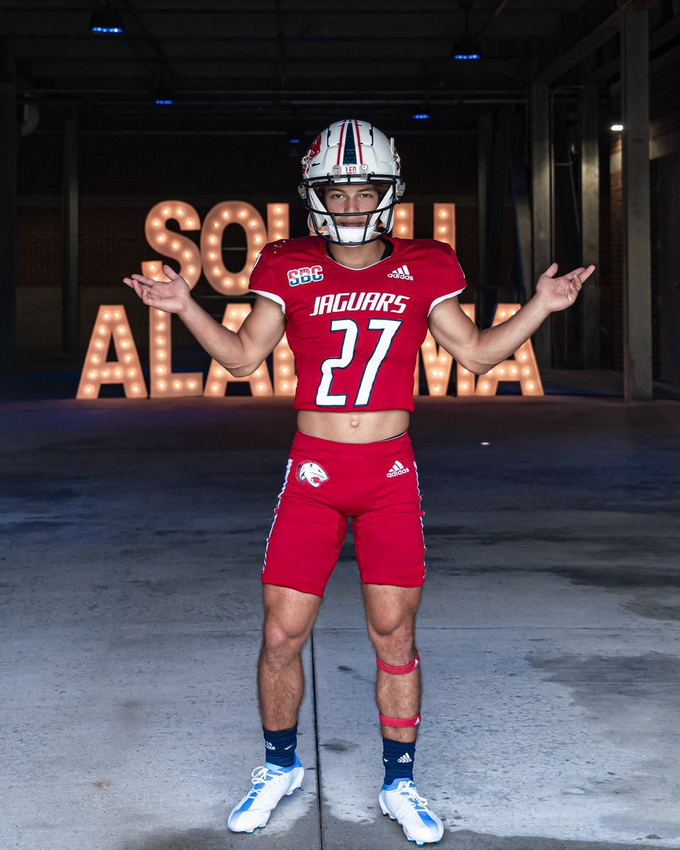Had a great official visit <a href="/SouthAlabamaFB/">South Alabama Football 🏈</a> this past weekend! Thank you <a href="/Trew30_/">Coach TREW</a> and <a href="/KaneWommack/">Kane Wommack</a>  for making it a great time! Can’t wait to be back soon! 
<a href="/GCMSportsAL/">Gulf Coast Media Sports</a> <a href="/Chris_Sailer/">Chris Sailer Kicking</a> @tophskickers <a href="/GSFBRecruiting/">GulfShoresFBRecruiting</a> <a href="/GSHSDolphins/">Gulf Shores High School Football</a> <a href="/JagsFB_Recruits/">South Alabama Football Recruiting 🏈</a>