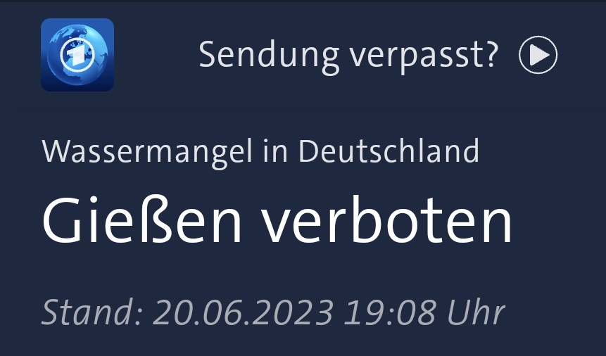 Hey, du! Ja, du, der das gerade liest.

Du sollst 💧 Wasser sparen, während zeitgleich 720 ⛳️ Golfplätze in Deutschland pro Golfplatz 35 Millionen Liter nutzen dürfen.