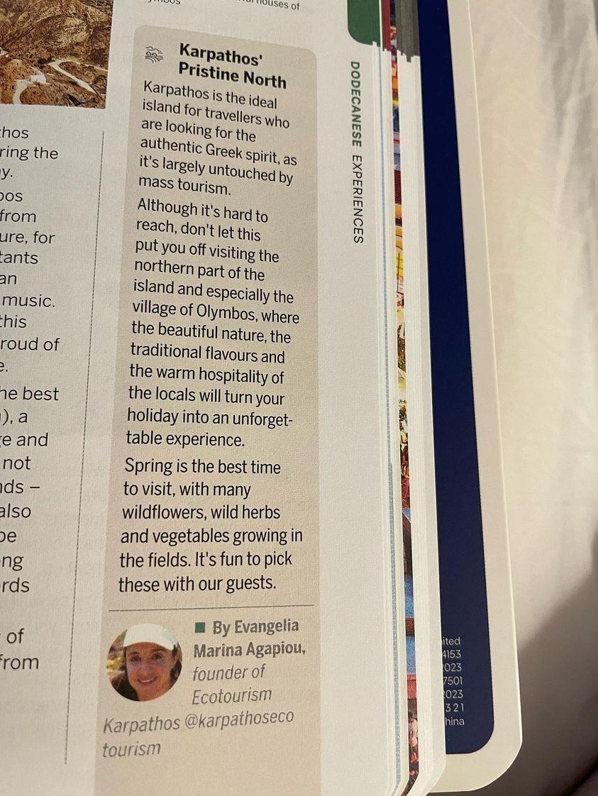 We are very excited and happy to be featured on the biggest travel guidebook of Lonely Planet!! 
Thank you so much <a href="/beyondbex/">Rebecca Hall</a> !!
We are committed to promoting our beloved island in the best way in order to ensure Sustainable and Responsible Tourism for all.
