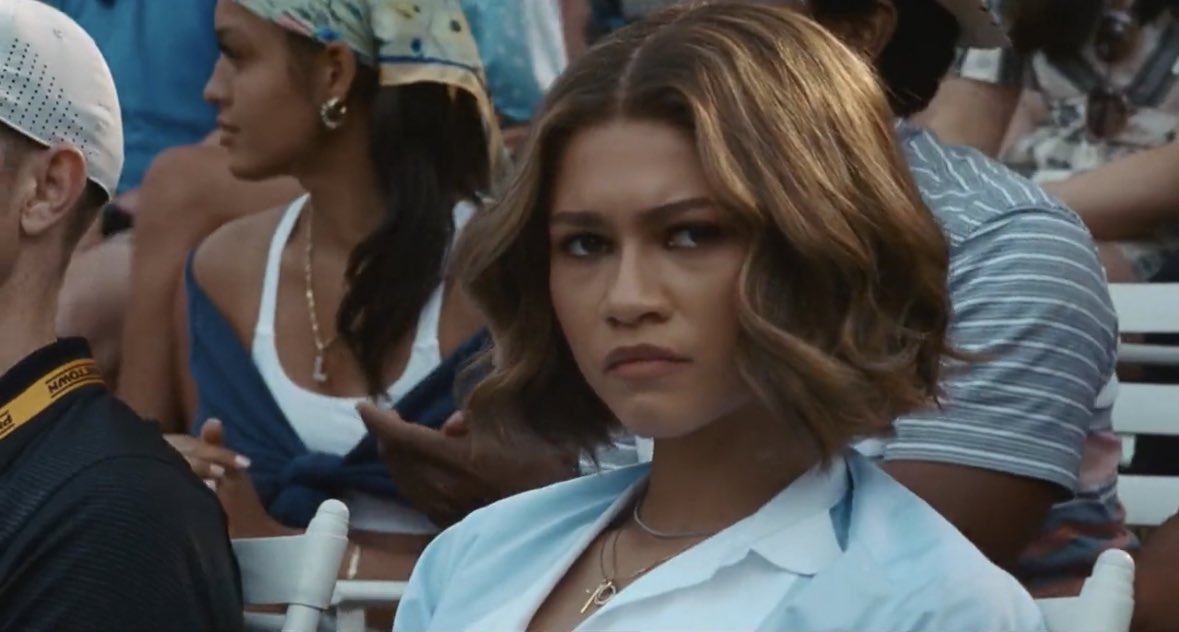 I’ll shut up about Challengers in a minute but Tashi’s hair is TELLING A STORY. 

Hair, makeup, and costuming don’t just fill out the world of the film but it also has its own story tell about who a character is and can reveal SO MUCH (in some cases better than words can).