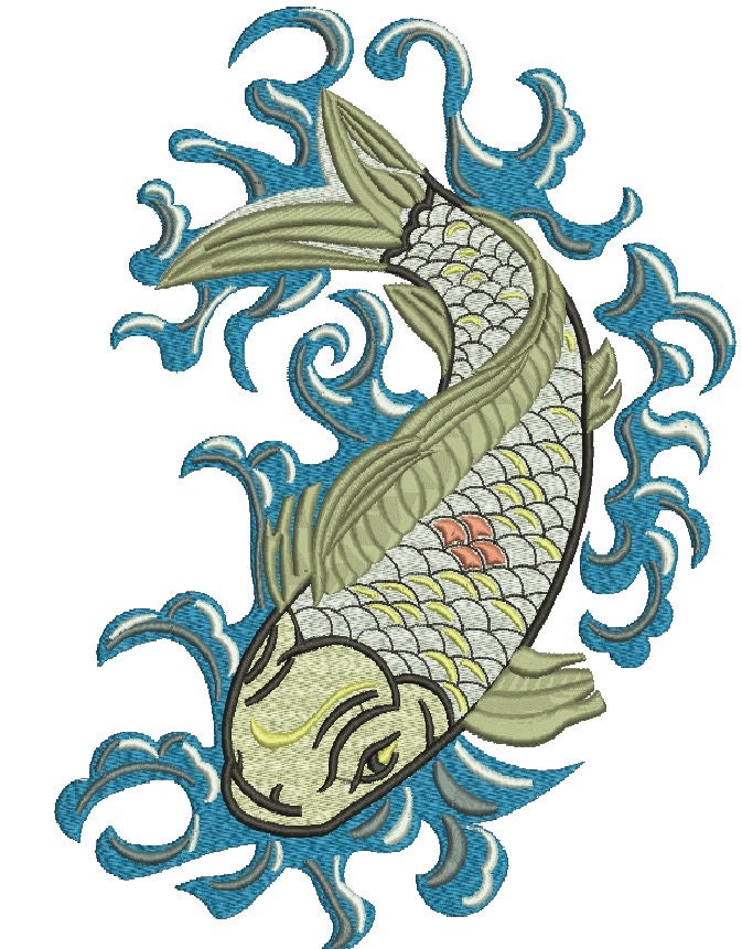 AlphaGreekEmbr's tweet photo. Karp Koi carp fish Machine Embroidery design, this is not a real product, These are digital files https://t.co/ie5WrNBnO0 #crossstitch #koicarpdesign #unityharmonykoi #homedecortattoos #koifishgift #asianfish #japaneseembroidery #asianorientalart #fishembroidery https://t.co/cJu1Mr1T4Z