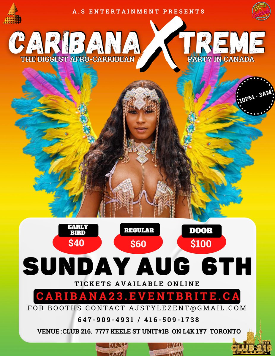 ajstylestoronto's tweet photo. My caribana line up this year is CRAZY! https://t.co/dUvofI8byp