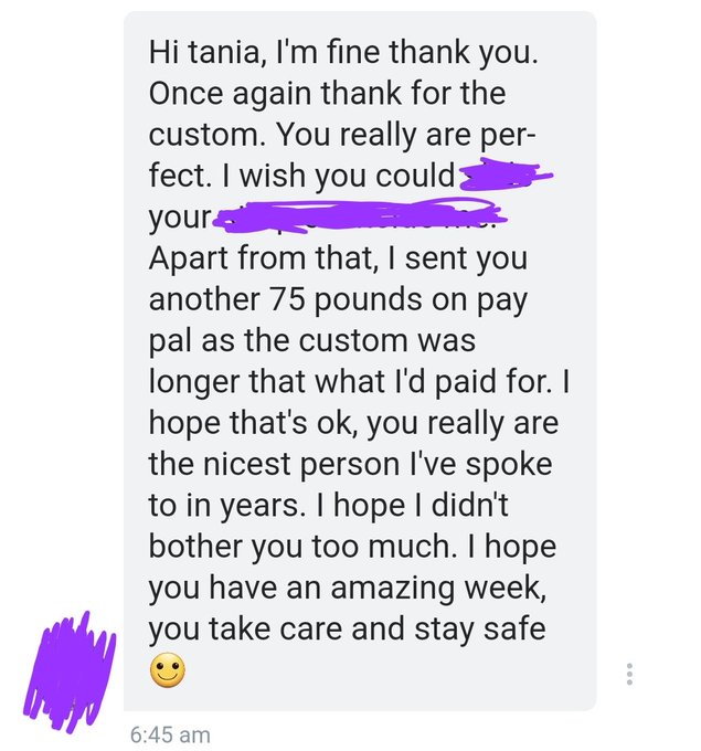 My subs are literally the loveliest 😍 xxxx   You will always get more than what u bargained for with<a href="/tag/feelsgood"class="tags"><span>#feelsgood</span></a><a href="/tag/sexchat"class="tags"><span>#sexchat</span></a><a href="/tag/talktome"class="tags"><span>#talktome</span></a>