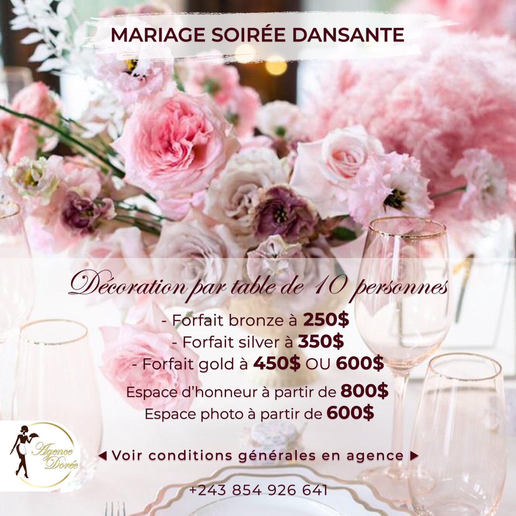 Décoration de mariage coutumier et religieux