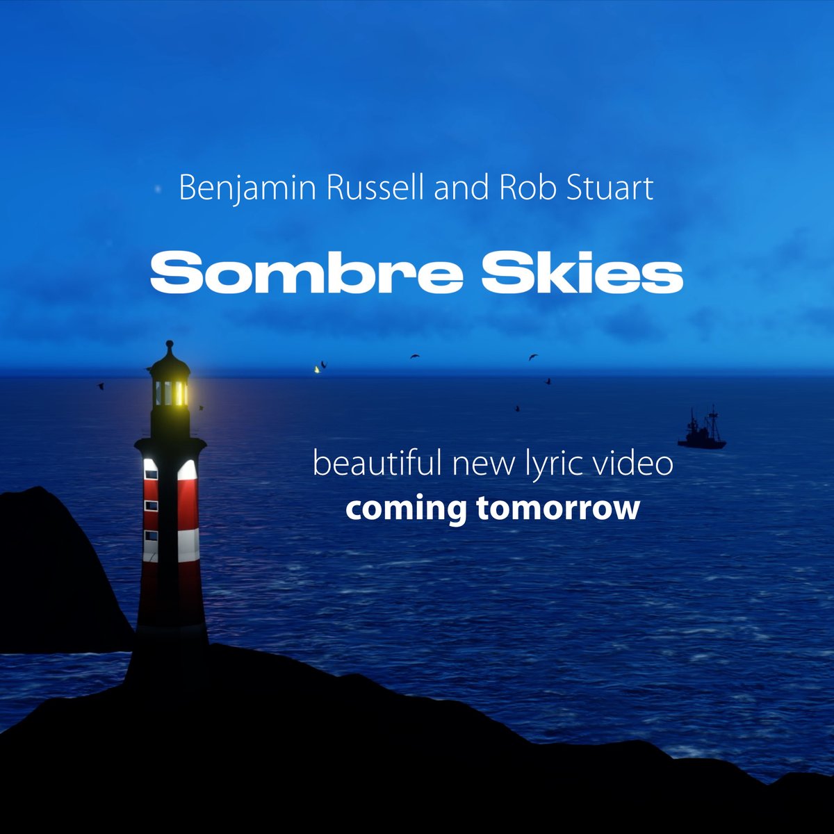 Benjamin Russell and Rob Stuart, SOMBRE SKIES, from their debut album together, SOMETHING IN F MINOR, a beautiful new lyric video, coming tomorrow. w add. vocal by Kim Stuart.

SOMETHING IN F MINOR: songwhip.com/benjaminrussel…

#newalbum2023 #newmusic2023 #artpop2023 #canadianmusic