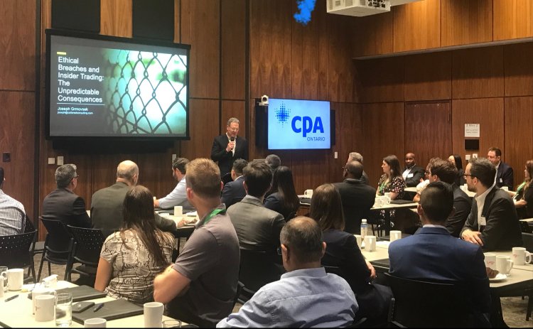 Great to speak to CPAOntario and the International Financial Group today at the Donald K. Johnson Centre of the Ivey Business School on the unforseeable consequence of ethical breaches and the power of #RestorativeJustice and second chances.