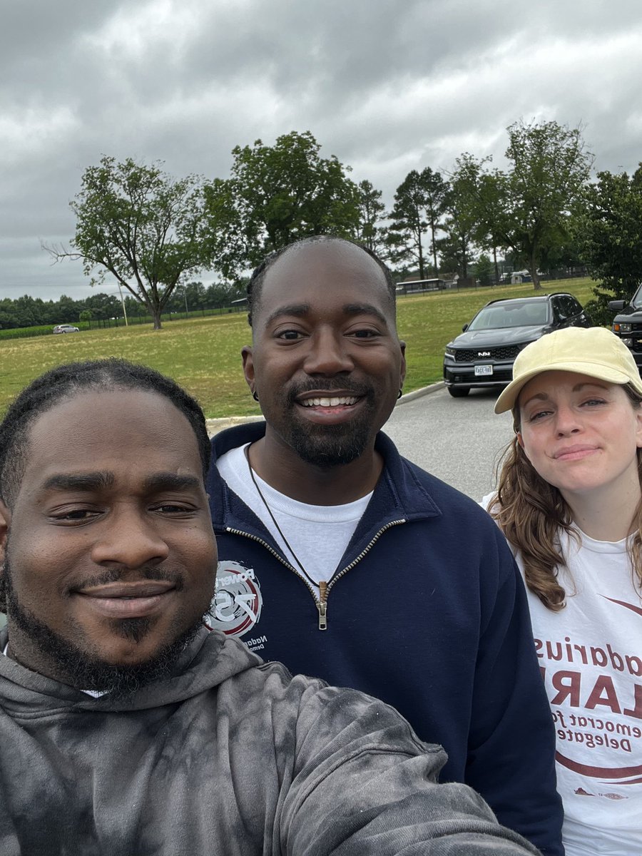 NadariusClarkVA's tweet photo. The journey continues!! Had a great visit with our primary voters in Windsor and now off to Suffolk! Polls are open for another 5 hours! Cast your ballot TODAY! #clarkfordelegate https://t.co/wkbX0wzyYI