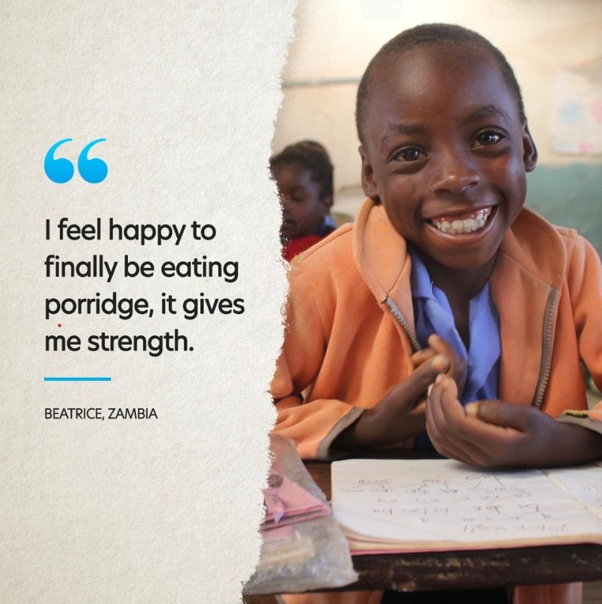 While the road less traveled can be challenging, @MarysMeals, it means that hungry children like Beatrice from #Zambia can have one nutritious meal daily in school. Education is one key to unlocking the cycle of poverty. #EndHunger #ZeroHunger tinyurl.com/roadlesstraveld