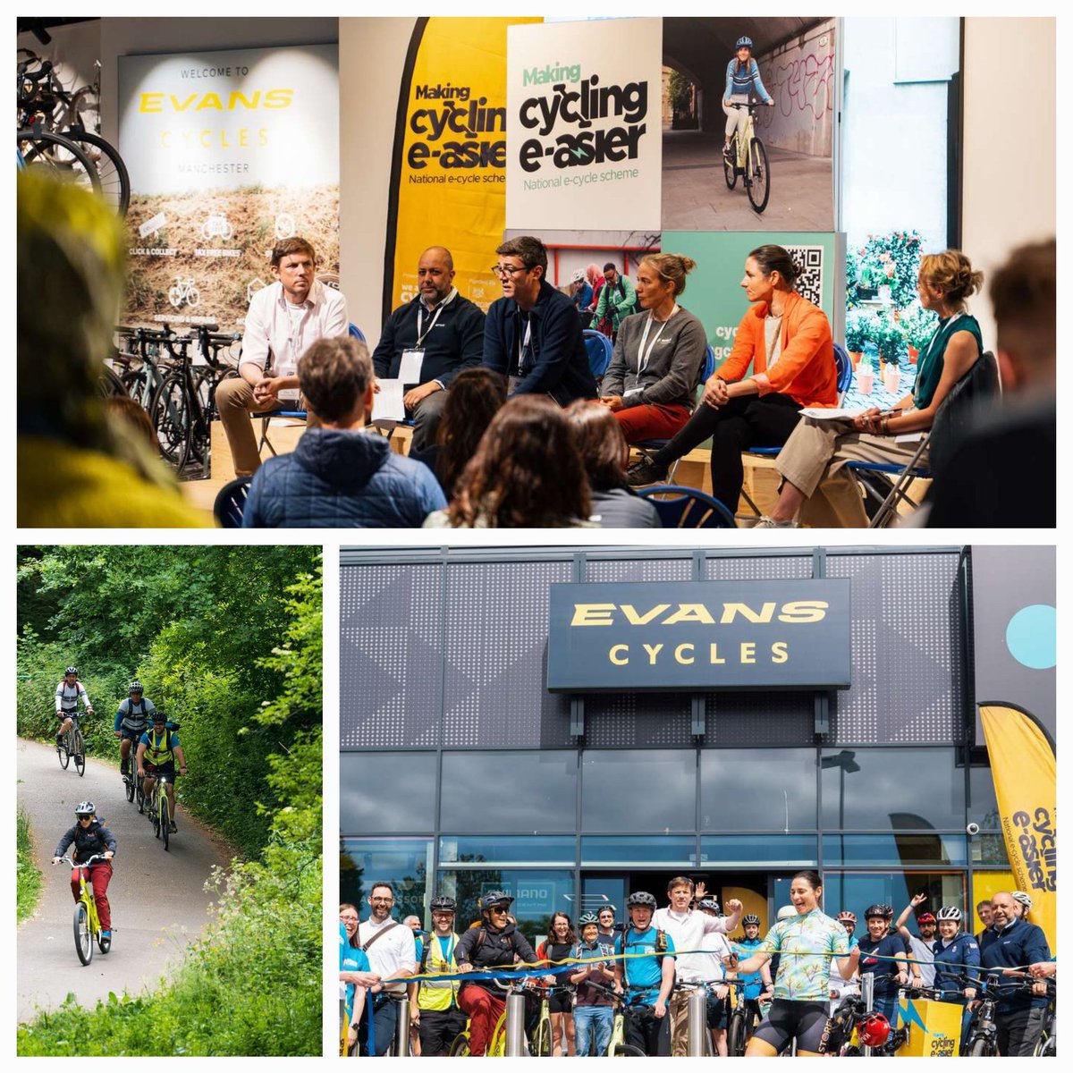 100 years of Bike week. Amaizng to be part of the Cycling UK event which was to celebrate 100 years of Bike Week and the success of Making cycling e-asier, we were joined by partners and beneficiaries to pedal 55km around Manchester. @KhizraMosque @OfficialTfGM @AndyBurnhamGM