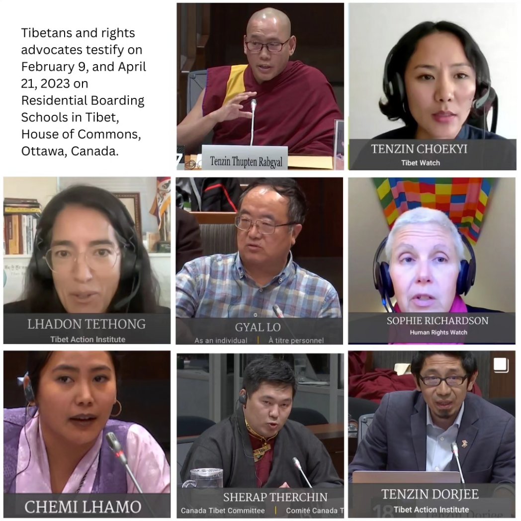 We are encouraged to see these VERY strong recommendations to the Government of Canada 🇨🇦 on colonial boarding schools in Tibet!

The Subcommittee’s 18 recommendations aim to support internationally-led investigations and sanctions:

tibetaction.net/2023/06/16/the…
