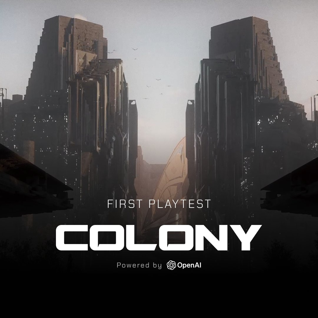 𝗣𝗮𝗿𝗮𝗹𝗹𝗲𝗹 𝗖𝗼𝗹𝗼𝗻𝘆 [𝗦𝘁𝗿𝗲𝗮𝗺 𝗮𝘁 𝟴𝗽𝗺 𝗘𝗦𝗧]
Today 14 people will play Parallel Colony for the first time together. Colony is an AI simulation game that is designed by @parallel and uses the latest advancements in AI research. All the items collected, created…