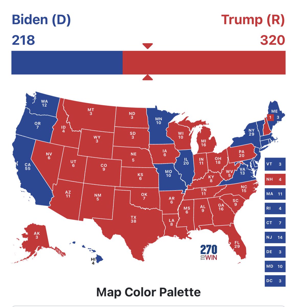 My revised 2024 general map