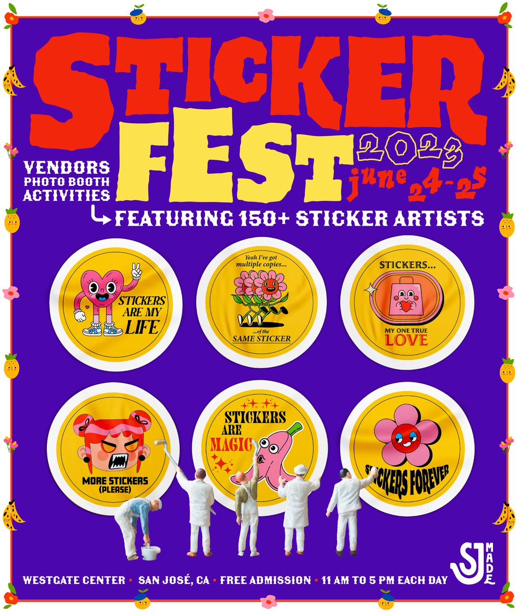 rolilomi's tweet photo. WHAT'S UP SOUTH BAY!! This weekend I will be vending with my beloved grandfather @MTMochiDraws at:

🍋 STICKER FEST 🍎
June 24-25, 11am-5pm
Westgate Center, San Jose

SEE YOU? THERE?? 🤠 https://t.co/6QKavgLMAc