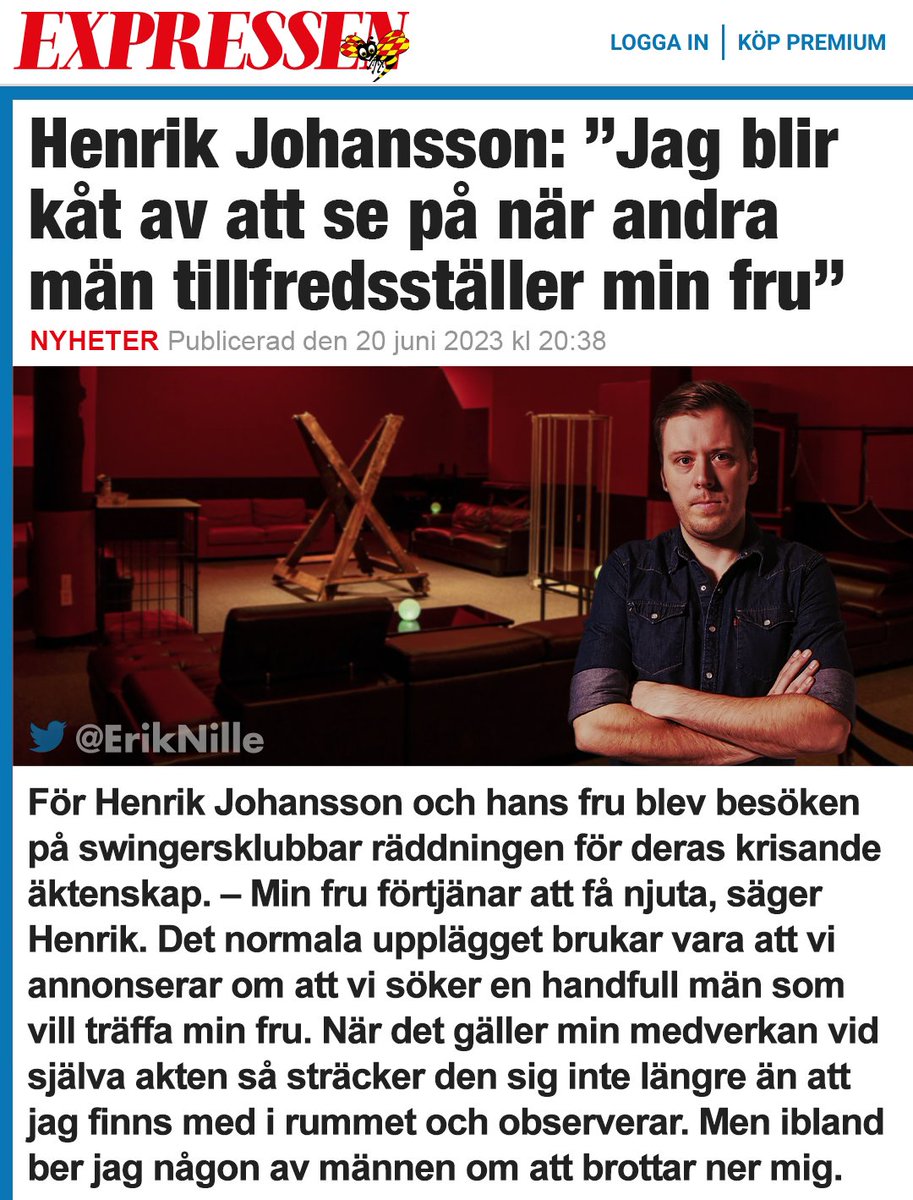 En öppenhjärtig intervju med vänsterextremisten Henrik 'Henko' Johansson i Expressen.