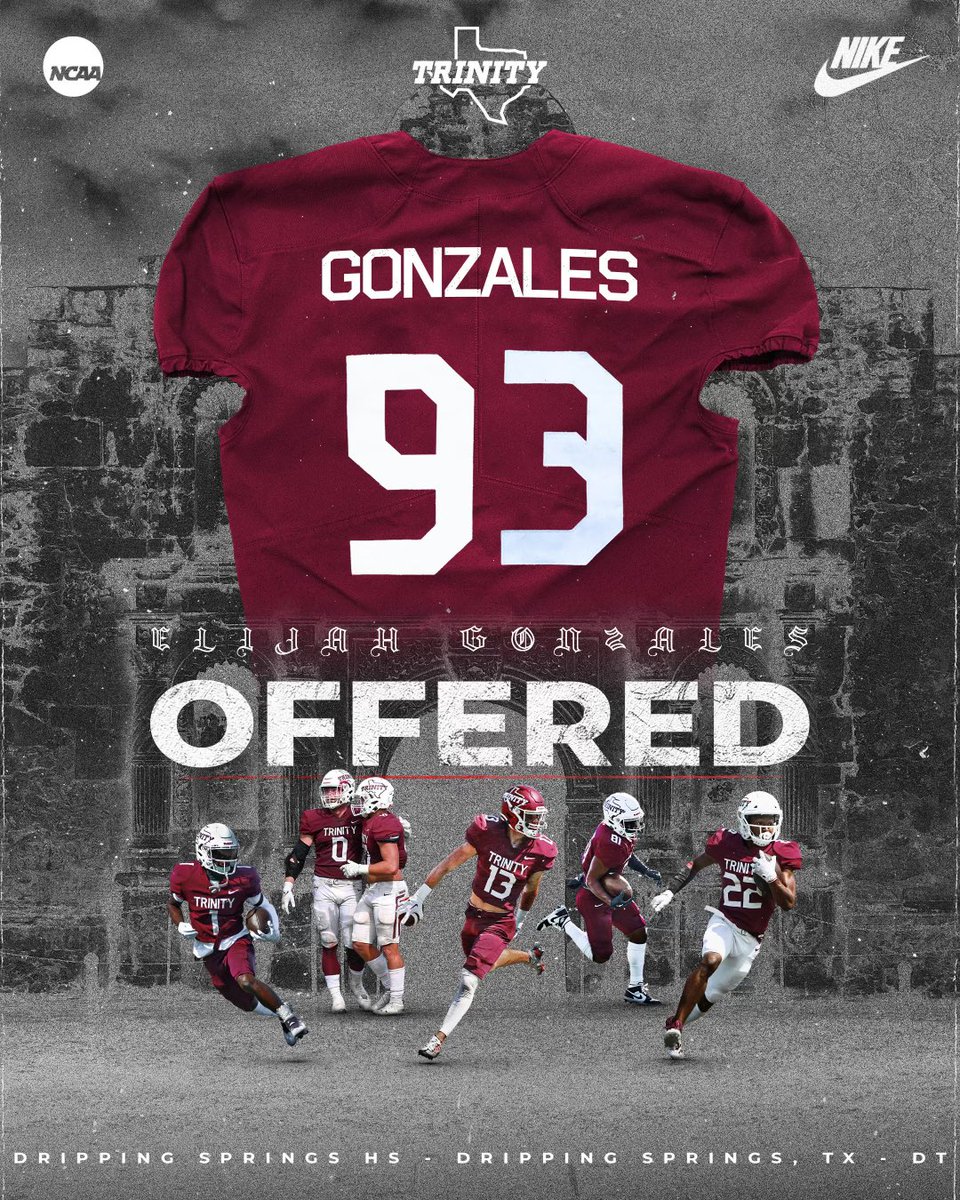 After a great visit and conversation with @JerhemeUrban83 I’m excited to say that I have received an offer from Trinity University #BeTheStandard #TigerPride @CoachMichalak @CoachGezella @CoachGZimmerman @CoachStancik @delossae17 @CoachMW20 #TPD #RecruitDrip