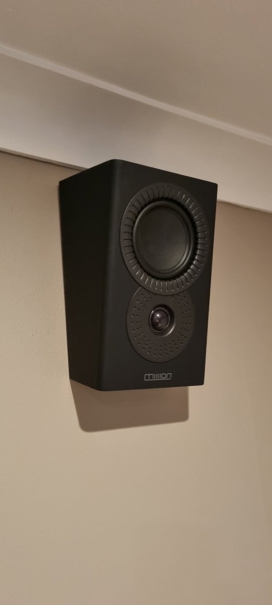 Home theatre setup is coming along nicely. Finally, I got to wall mount my Mission LX-3D mk2's Atmos speakers.
Moving house is always such a chore, but to finally have a room where I can fully setup my sound system is a dream!

#hometheatre #missionhifi #dolbyatmos