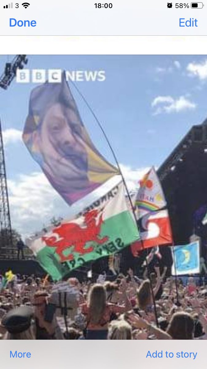 We had  #bagflag in 2019 now we have a new one for 2023, keep your eyes peeled @lennon80 @abnormanity #glastonbury2023