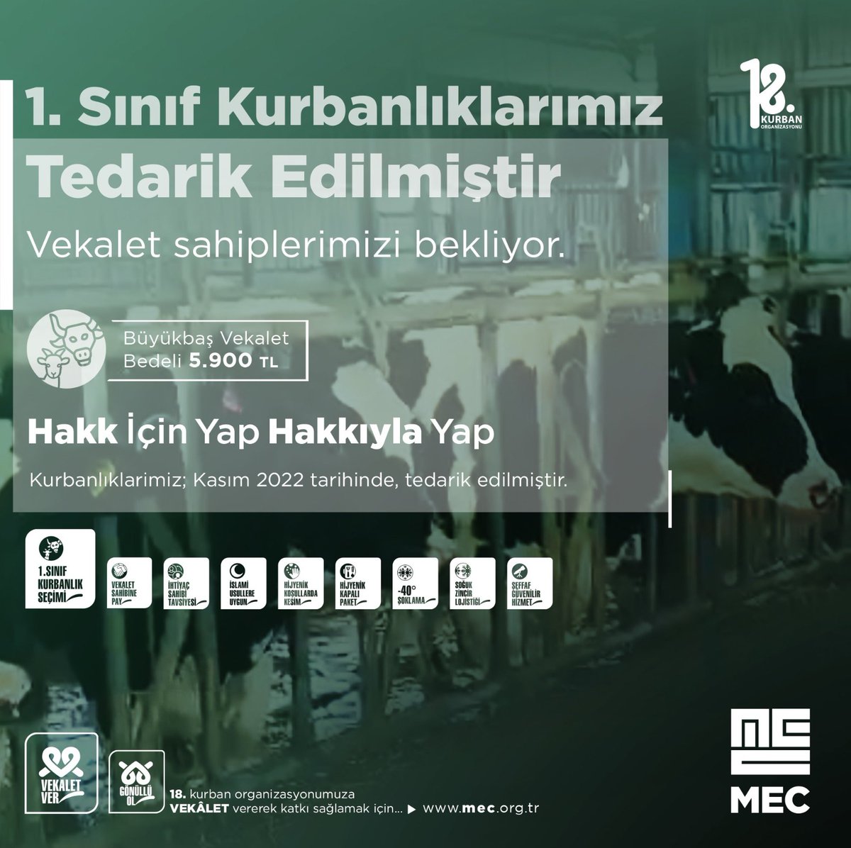 AliMazi1's tweet photo. Sayın @BekirDeveli

Teslimiyet ve samimiyetimizin tezahürü kurban ibadetimizi HakkıylaKurban bilinciyle yerine getirmeye, sevgimizle paylaşıp hak sahiplerine ulaşmaya,

Sizleri, #HakkıylaKurban etiketiyle bu bilinci yaymaya davet ediyoruz. https://t.co/reA6cAXcFn