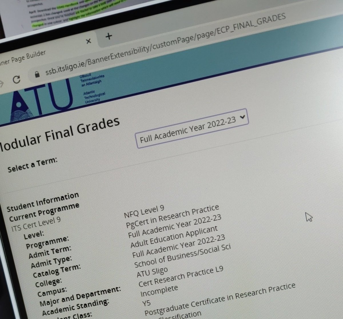 AoifeMunroe's tweet image. Delighted to have achieved a H1 grade in my Research Methods module @atusligo_ie #ResearchMethods #ResearchPractice