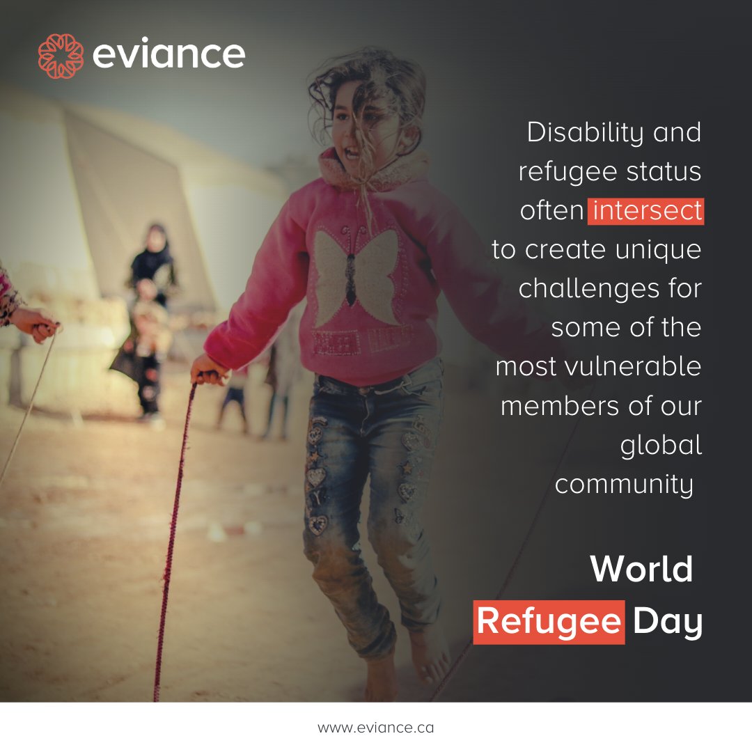 Today, on World Refugee Day, let's remember that disability and refugee status often intersect to create unique challenges for some of the most vulnerable members of our global community. Let's stand together to work on policies and programs that address the needs of refugees