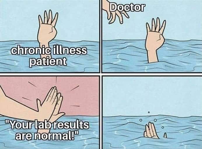 At some point most, if not all, chronically ill people deal with this madness. #chronicillness