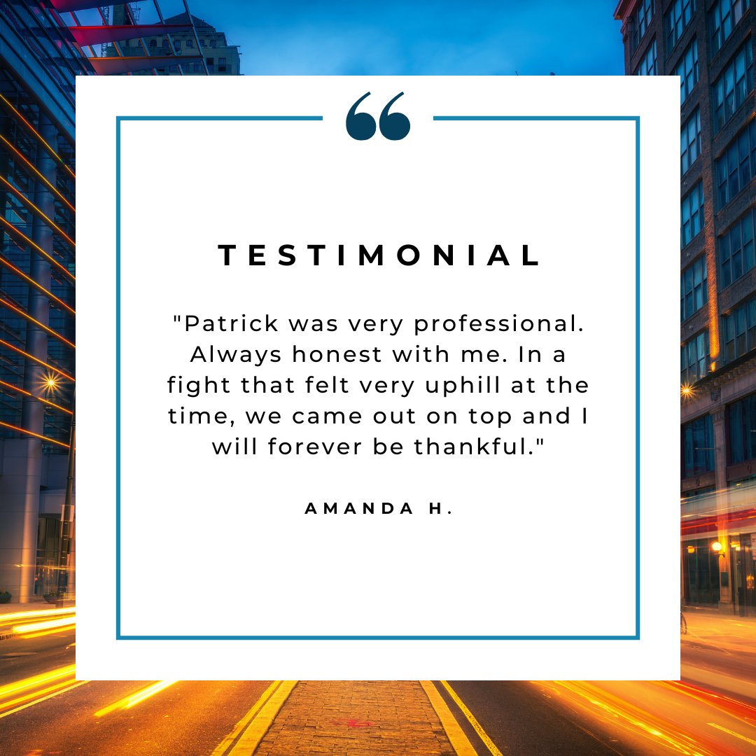 CooperFamilyLLC's tweet image. When life hits you with a challenge, nothing beats having a professional and honest partner to fight by your side. At Cooper Family Law, we&apos;re proud to have been able to do just that for the wonderful Patrick - thank you! #cooperfamilylaw #serviceandsuccess