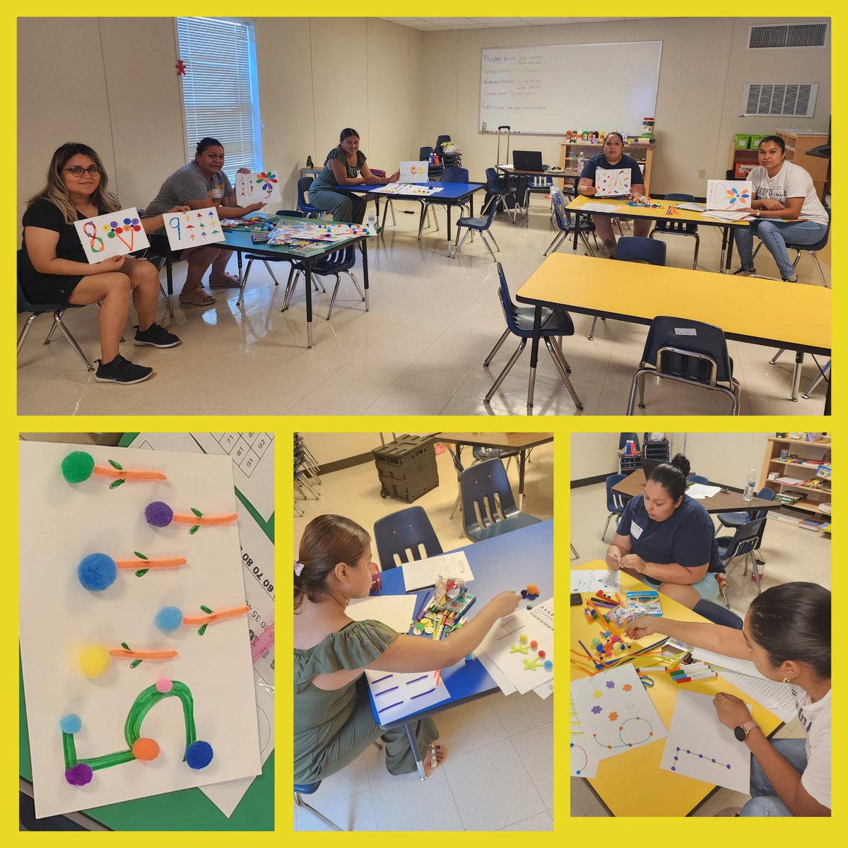 Melymel0421's tweet photo. Math Tuesday! @Hinojosa_AISD and @Keeble_AISD families learn the importance of one to one correspondence at the primary level. They got to make and take home an activity to work with thier students! 
@Aldine_FACE @galvansonia3 @teachwynn @ll_abrams https://t.co/U2M6B0MSA6