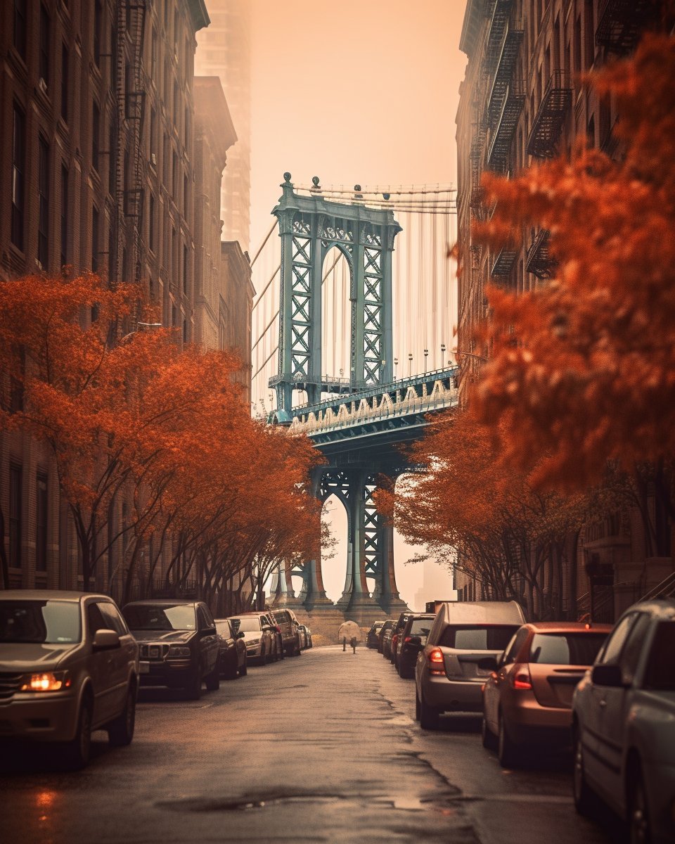 rob_byte's tweet photo. Autumn in New York, the only season where you can’t tell if that’s a leaf or a pizza slice on the sidewalk.

#ChatGPT #midjourneyartwork 

💬 Prompt 👉 ALT https://t.co/LHpWdY3Sja