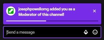 decodoryy's tweet photo. 24th March 2020 at 10:16 PM CET 

I have hit Moderator for @JosephPowellOMG till this day I am proud that I have level up to be Head Moderator and his right hand man. I couldn't be proud to be working with him and his entire team hand in hand https://t.co/G3aertuSBo