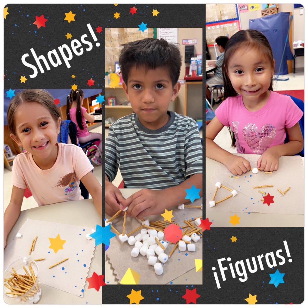 OESFirst108's tweet photo. GEOMETRY 📐 Fun! ¡Geometría y Diversión! @lfcisdESL_BIL @aamaro10 @avillarreal4079 #snackandlearn https://t.co/gmUqfeDaBU