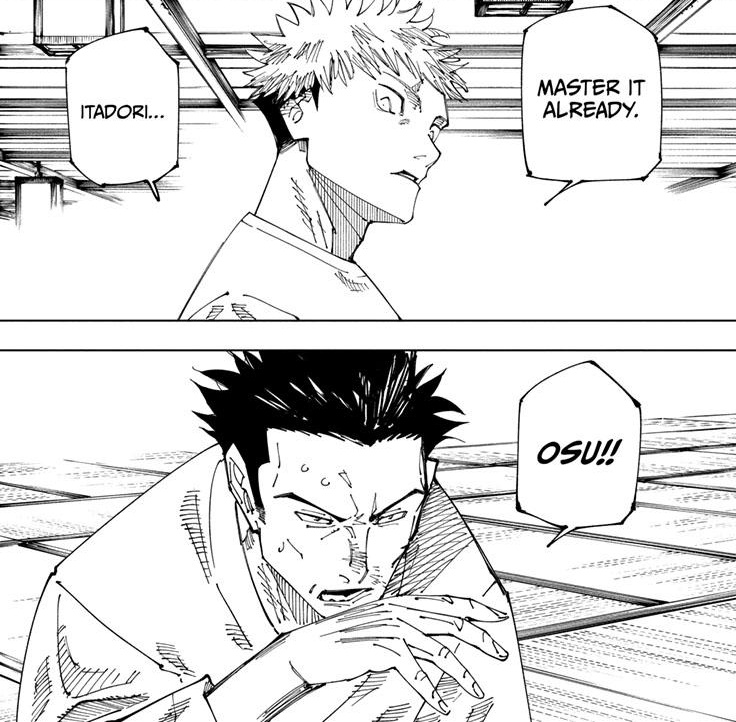 This could be really hype if you choose to also think about it like a little teaser.. Kusakabe may be validated as Yuji's best 'teacher' yet, through his next fight.. 😅🤞🏽
#JJK226 #ShadzJK #JujutsuKaisen226