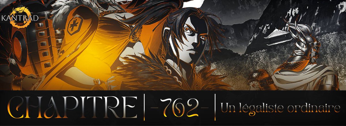 📜- NOUVEAU CHAPITRE DISPO

Chap 762 ~ Un légaliste ordinaire

RT, like et follow 🔃

Retour à Qin cette semaine, navré pour le petit retard dans la parution du chapitre.
Pause de deux semaines normalement après ce chapitre. Bonne lecture à tous !

#KINGDOM #kingdom762