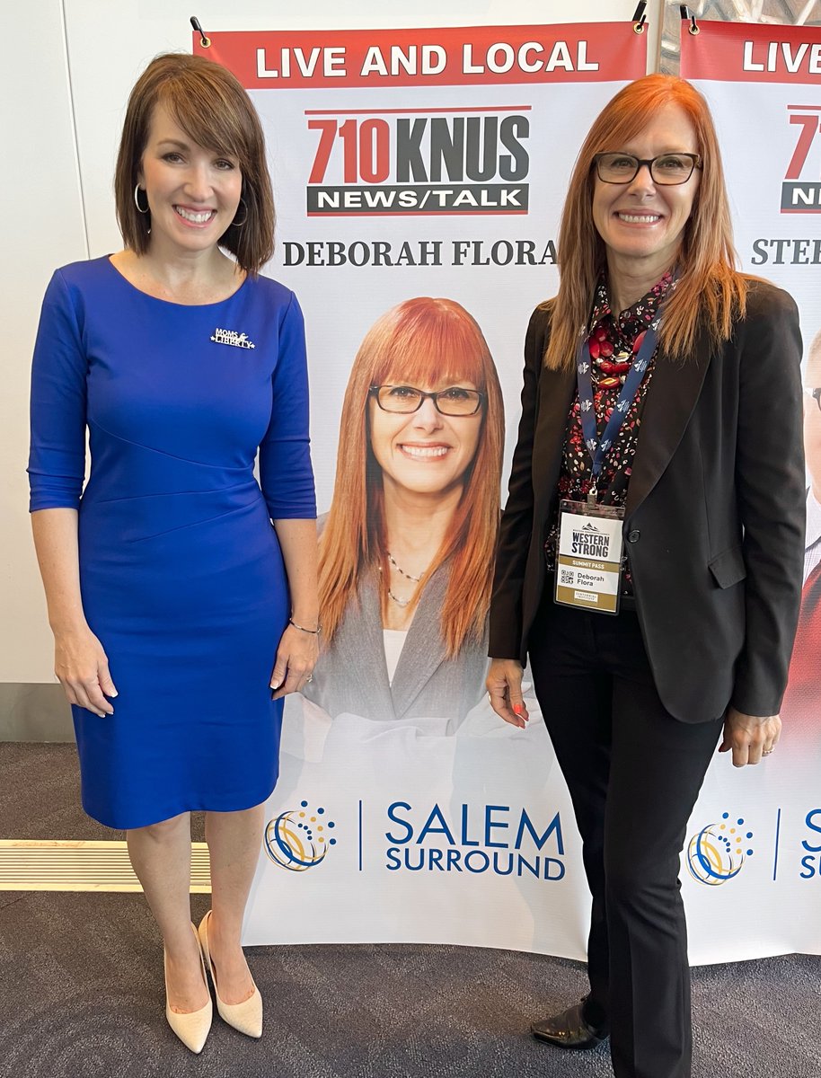 deborahflora1's tweet photo. Today at 3 pm on @710KNUS  I will be joined by @TinaDescovich @Moms4Liberty Co-Founder to talk about the growing parental rights movement pushing back on the elites labeling concerned Moms and Dads as "Domestic Terrorists" and "Extremists." #TimeToStandTogether https://t.co/HHNdw2hC54