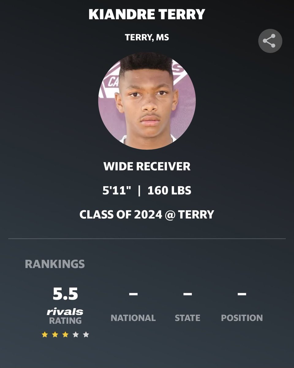 Blessed to be a 3⭐️ on <a href="/Rivals/">Rivals</a> !! #AGTG <a href="/shayhodge3/">Shay Hodge™</a> <a href="/JARaiderFB/">JA Raider Football</a> <a href="/MeshAcademy/">MESH ACADEMY</a> <a href="/KiaunaThompson/">Kiauna Thompson</a> <a href="/LawrencHopkins/">Lawrence Hopkins</a>
