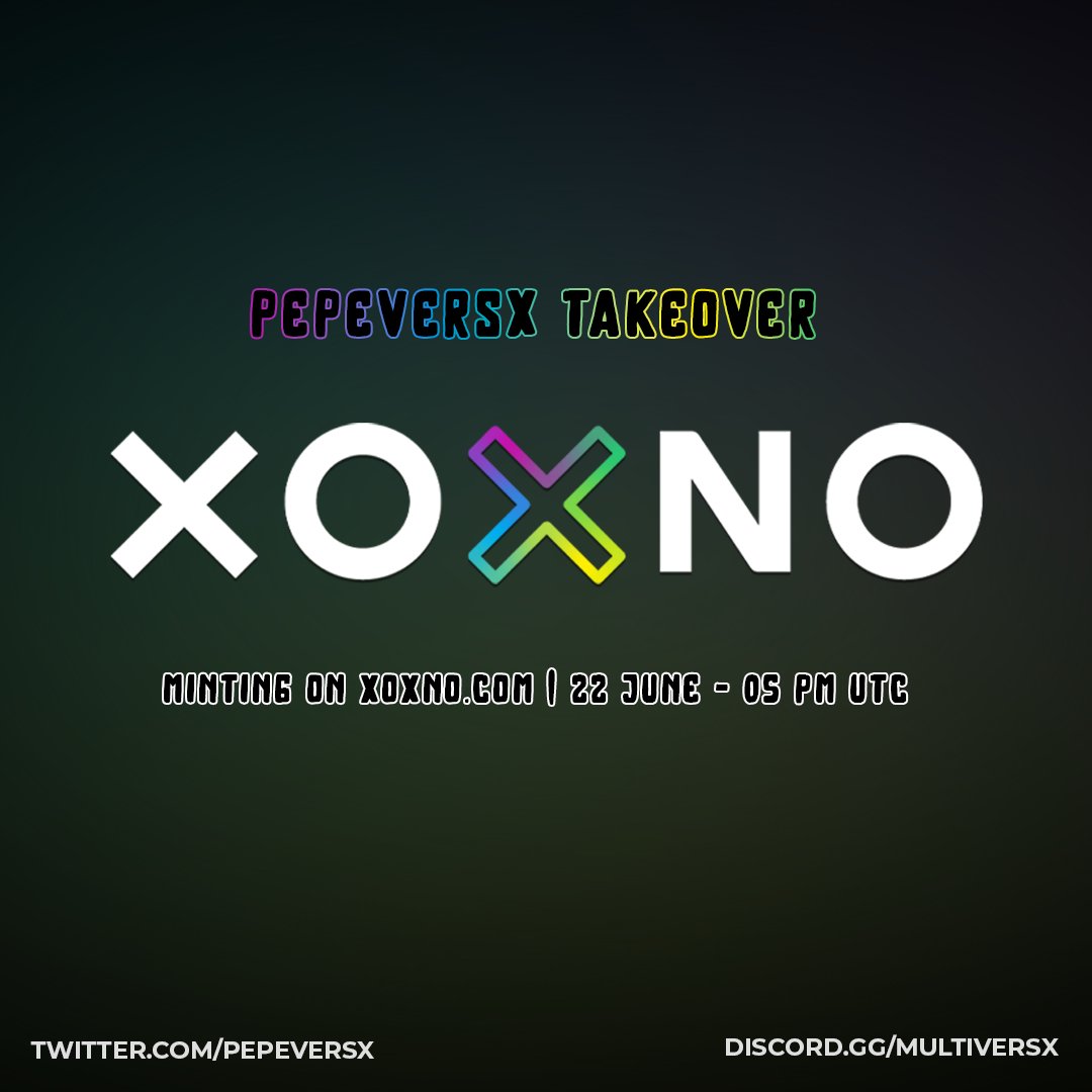 XOXNO Network (@xoxnonetwork) on Twitter photo The #MemesDay has come to an end. <a href="/PepeVersX/">Pepiamin Pincu</a> signing off. 🫡
Huge thanks to the XOXNO team for agreeing to this fun experience! Time flew by.
Check our #masterplan below and embrace the invalid culture. 🌊🍴
x.com/PepeVersX/stat… The #MemesDay has come to an end. <a href="/PepeVersX/">Pepiamin Pincu</a> signing off. 🫡
Huge thanks to the XOXNO team for agreeing to this fun experience! Time flew by.
Check our #masterplan below and embrace the invalid culture. 🌊🍴
x.com/PepeVersX/stat…